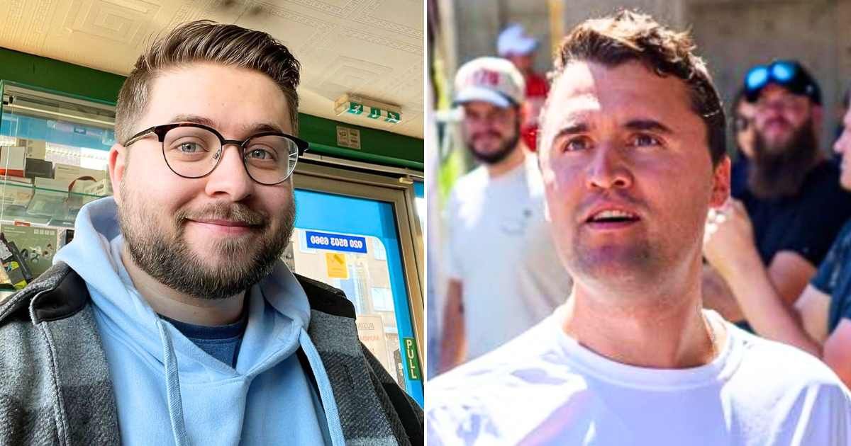 Hamish Steele, the creator of a Netflix show, became the subject of massive online controversy after being accused of mocking conservative activist Charlie Kirk’s assassination (Getty Images, Hamish Steele/Facebook)