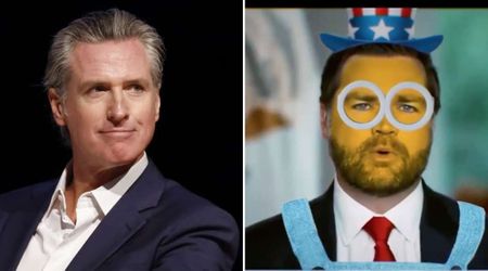 Gavin Newsom uses AI-doctored clips to troll Vance and Mike Johnson but it backfires
