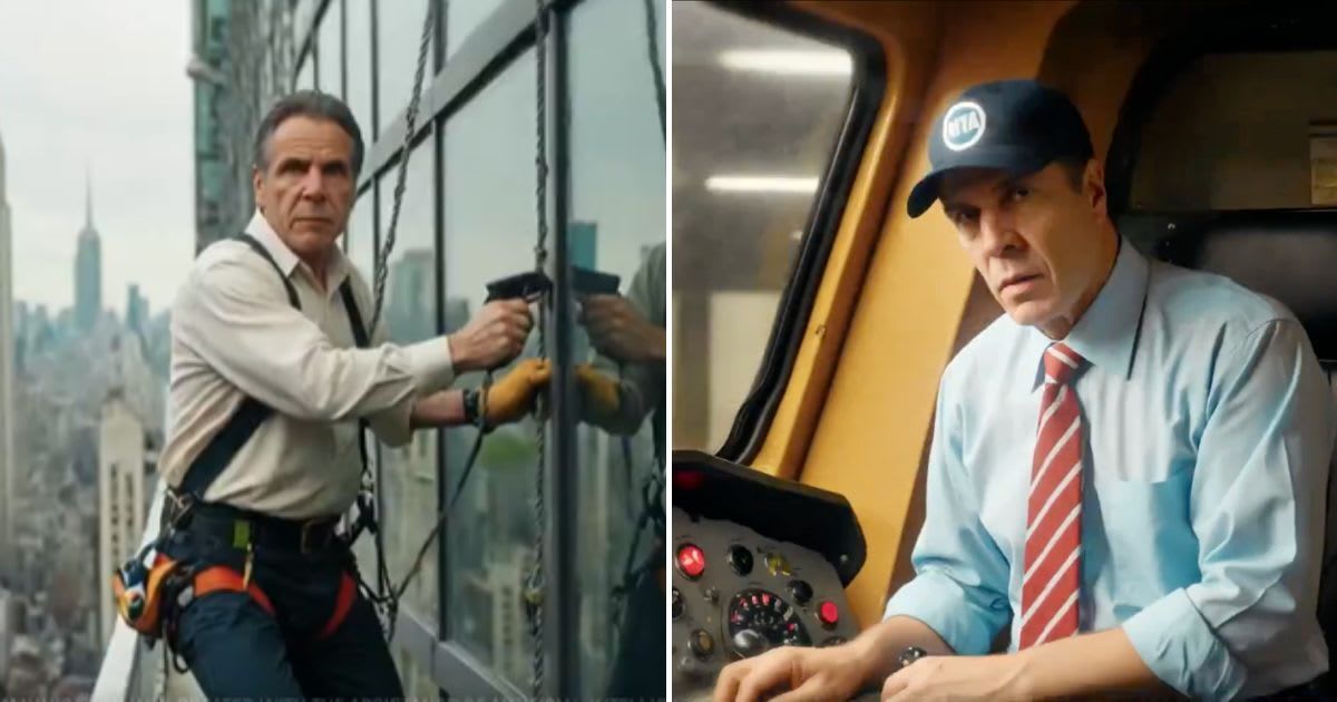 NYC mayoral candidate Andrew Cuomo's team called the AI-generated ad a 'humorous attempt' to break through to his audience (@andrewcuomo/X)