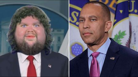 Hakeem Jeffries trolls JD Vance with bald head meme but it backfires online