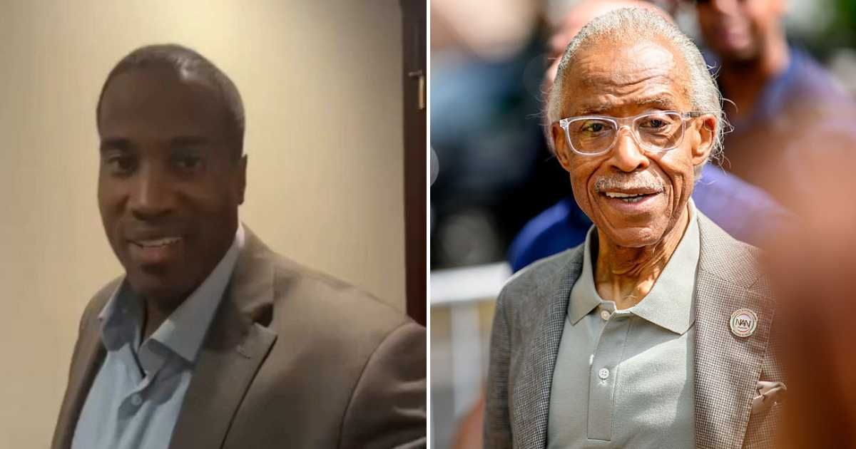 Rep John James slammed Rev Al Sharpton for false remarks about Michigan representation (@JohnJamesMI/X, AI Sharpton/Getty Images)