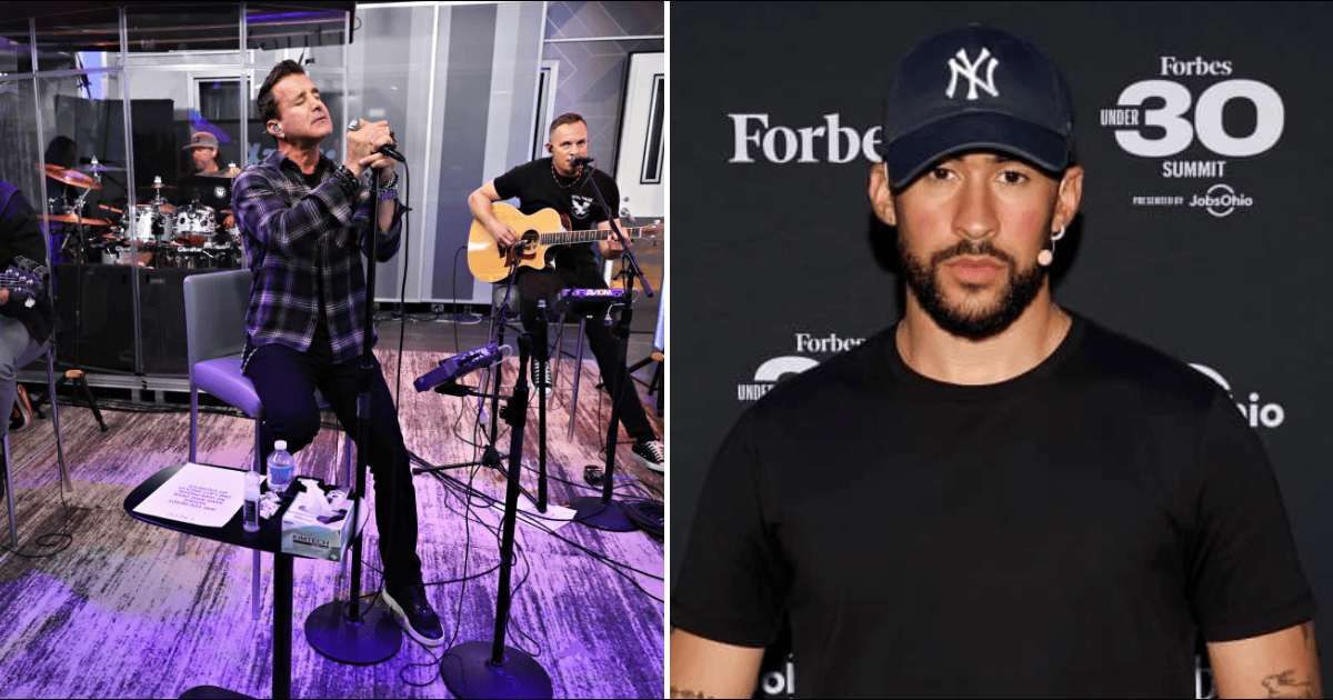 MAGA called for Creed to headline a rival Super Bowl show this year amid backlash to Bad Bunny’s halftime performance (Getty Images)