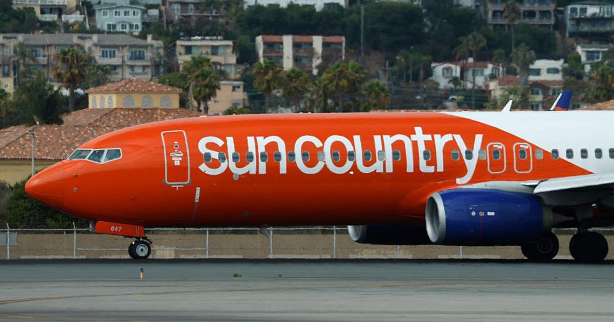 A Sun Country flight had to make an emergency landing as a 'precaution in response to a disruptive passenger' on Friday, October 3 (Kevin Carter/Getty Images)