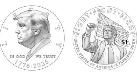 US Treasury plans to mint $1 Trump coin for America’s 250th birthday