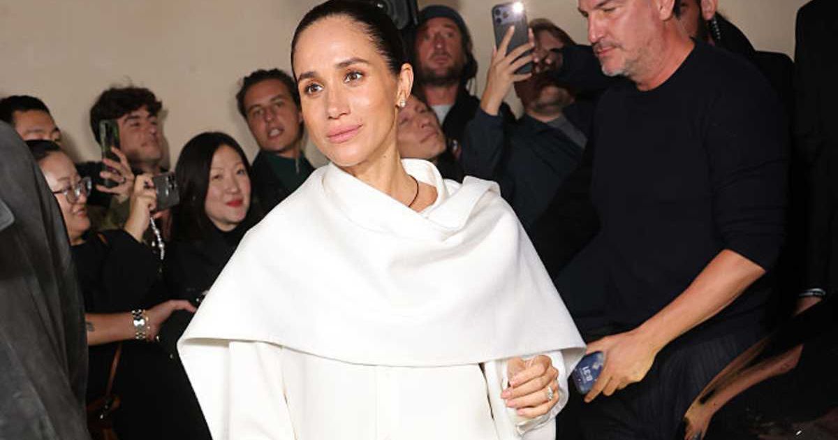 Meghan Markle, Duchess of Sussex attends the Balenciaga Womenswear Spring/Summer 2026 show as part of Paris Fashion Week on October 04, 2025 in Paris, France (Arnold Jerocki/Getty Images for Balenciaga)