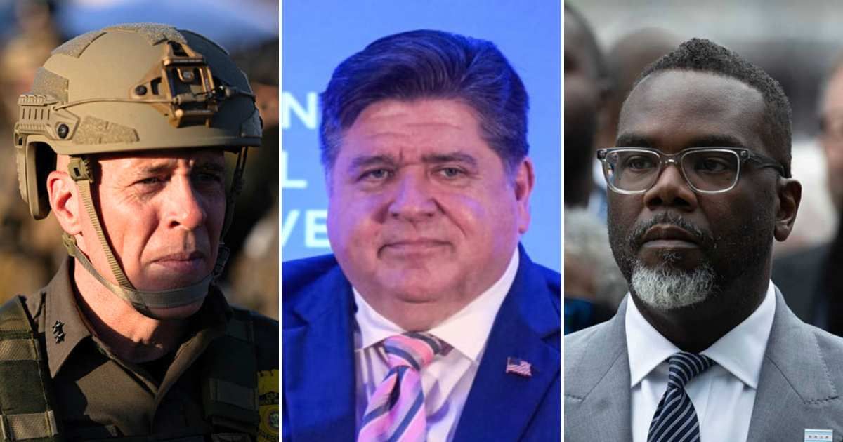 Border Patrol chief Gregory Bovino lashed out at Illinois Gov JB Pritzker and Chicago Mayor Brandon Johnson during a Fox News appearance (Getty Images)