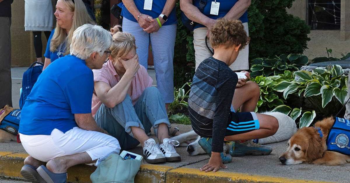 Two children were killed and 18 others were injured as suspected gunman Robin Westman opened fire during morning prayers at Annunciation Catholic Church on August 27 (Getty Images)