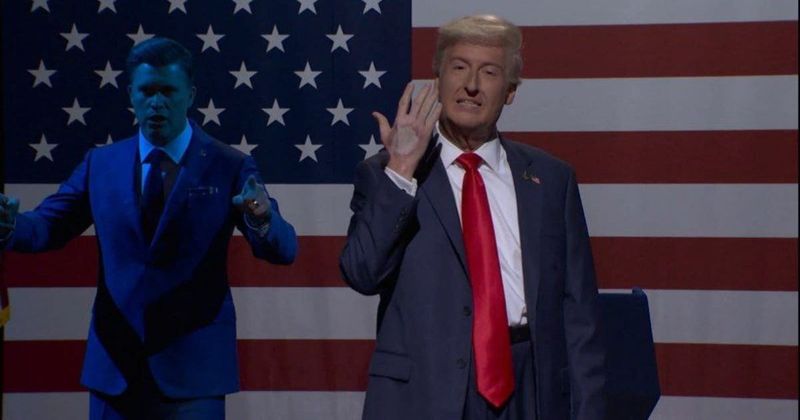 'SNL' makes cheeky reference to Trump's late-night TV crackdown in season opener: 'Daddy’s watching'