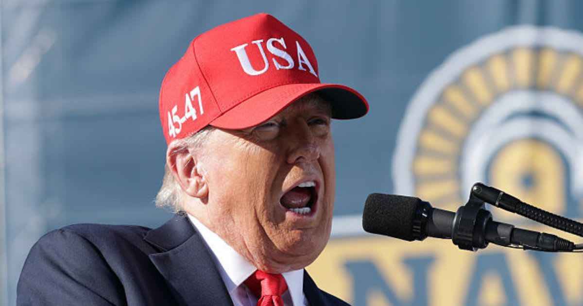 Donald Trump thanked dignitaries at the event and mentioned Representative Ronny Jackson, who served as his White House doctor during his first term (Alex Wong/Getty Images)