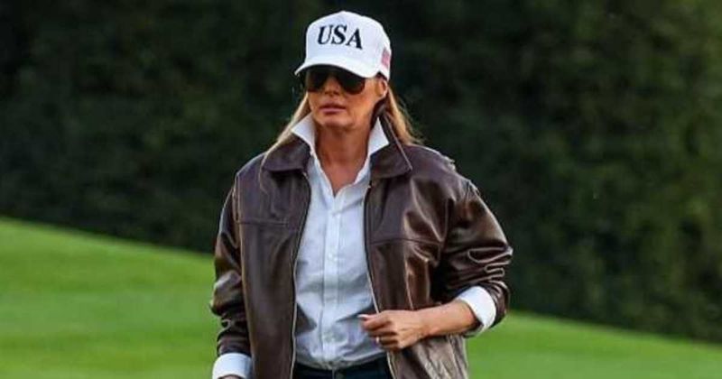 Melania Trump greets sailors with 'Hooyah' at Navy's 250th anniversary celebration