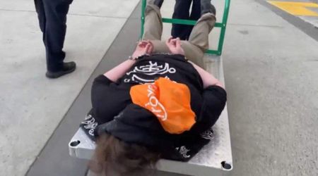 Viral clip shows ICE removing Portland protester using cart: 'Refuse to walk? We’ll give you a ride'