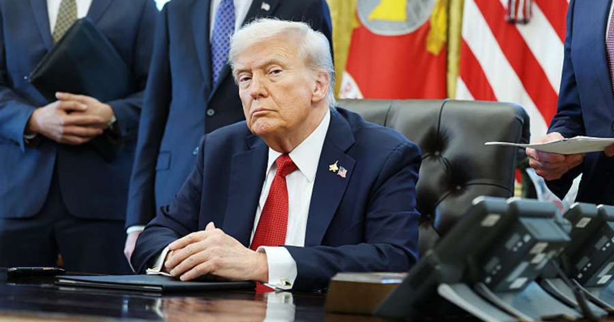 Donald Trump made the remarks after a reporter asked him about his presidential prayer initiative during an Oval Office interaction on Monday, October 6 (Getty Images)
