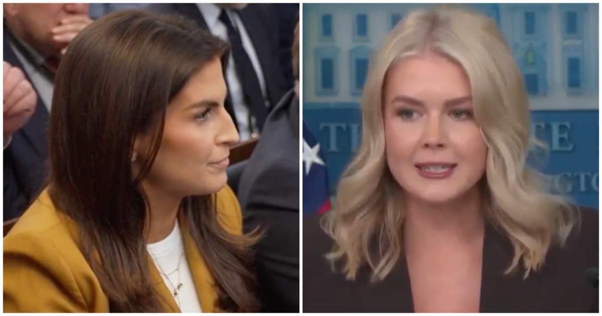 White House Press Secretary Karoline Leavitt raged at CNN reporter Kaitlan Collins after being pressed about deploying military troops in US cities (Screengrab/X/@TPostMillennial)