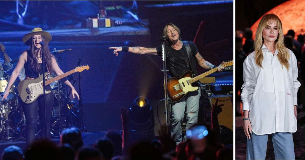 Maggie Baugh (L), the 25-year-old guitarist fans are pinning the blame on for allegedly breaking up Keith Urban and Nicole Kidman’s 19-year marriage, left fans scratching their heads with a cryptic post (Getty Images)