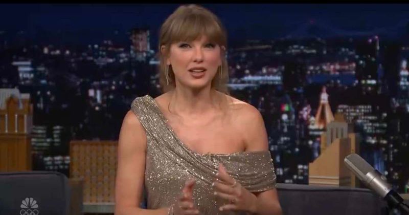 Taylor Swift dazzles in $2K crystal-covered minidress on ‘The Tonight Show Starring Jimmy Fallon’