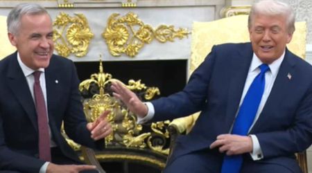 Trump brings back ‘51st state’ joke in meeting with Mark Carney: ‘Merger of Canada and US’