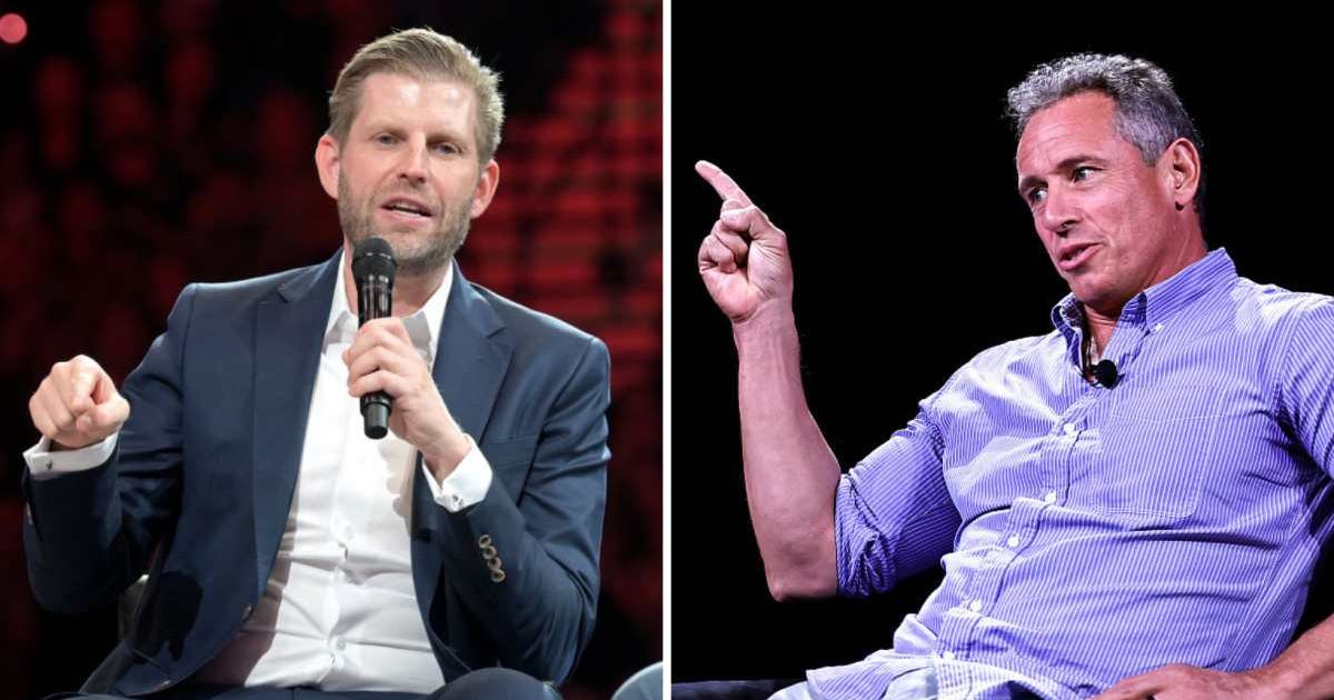 Chris Cuomo and Eric Trump engaged in a heated on-air confrontation (Getty Images)