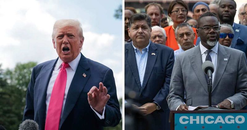 Trump says Chicago mayor, Illinois governor ‘should be in jail’ for failing to protect ICE officers