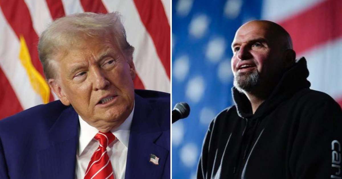 John Fetterman congratulated Donald Trump's Israel-Hamas peace plan in rare bipartisan moment (Getty Images, @JohnFetterman/X)