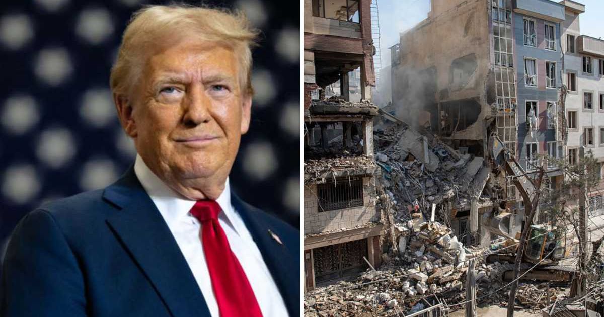 Trump announced that a 'landmark peace deal' between Israel and Hamas had been reached (Getty Images)