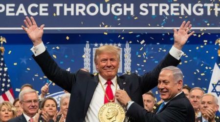 Netanyahu backs Trump for Nobel Peace Prize with AI-generated image: ‘He deserves it’