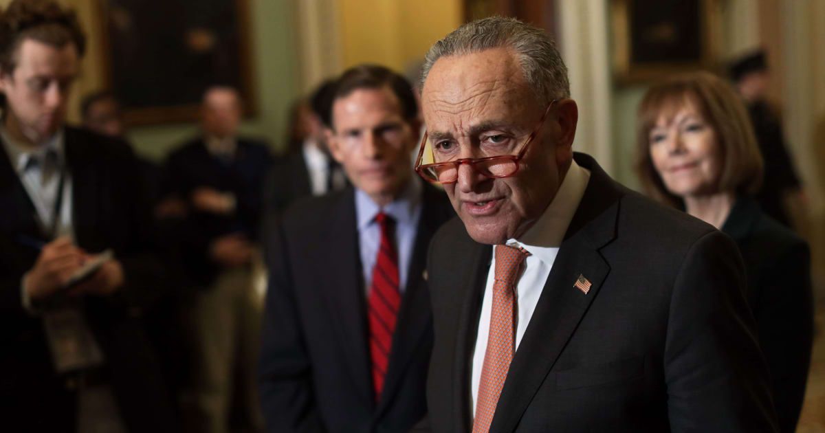 JD Vance said in an X post that Chuck Schumer’s comment was a vile sentiment from an alleged leader in the country (Getty Images)