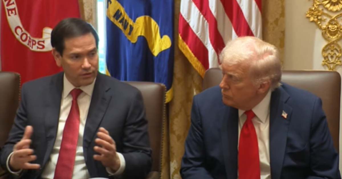 US Secretary of State Marco Rubio praised President Donald Trump for his personal involvement in securing a peace agreement between Israel and Hamas (Screengrab/White House/YouTube)