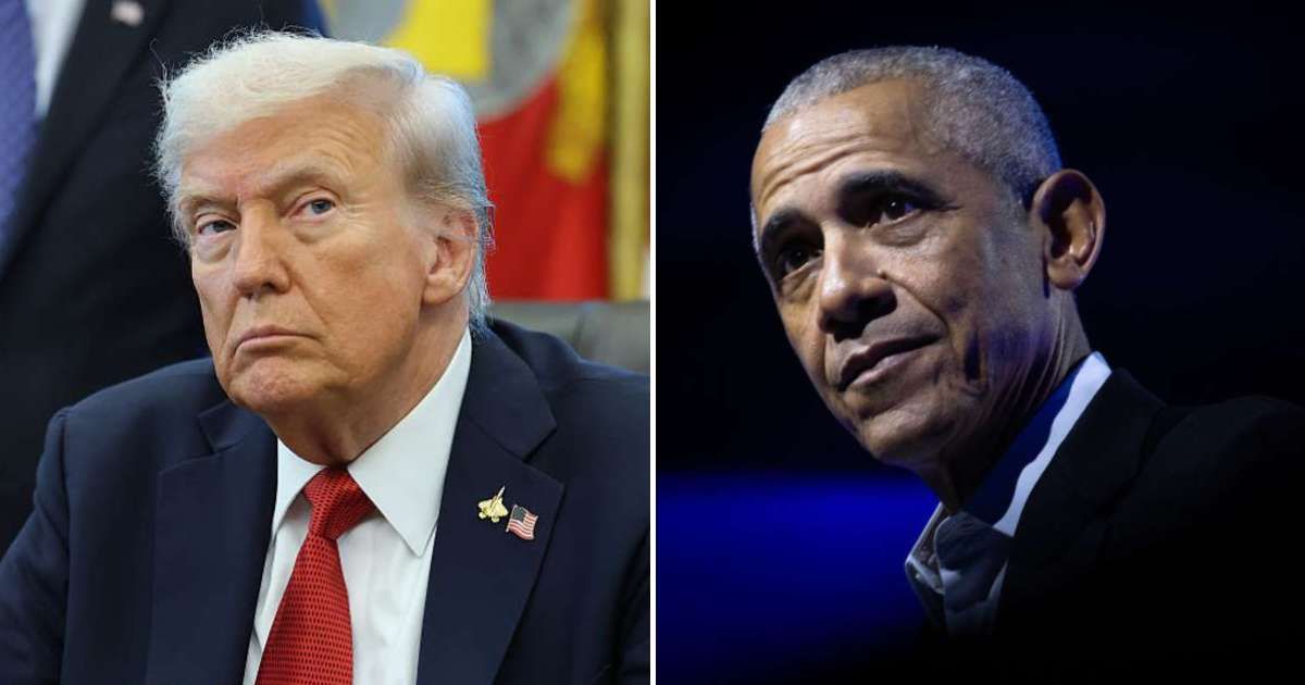President Donald Trump criticised his predecessor Barack Obama's achievements (Getty Images)