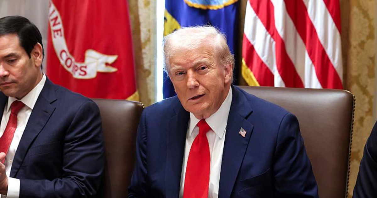 President Donald Trump said his administration would use the government shutdown to permanently slash Democrat-backed programmes (Getty Images)