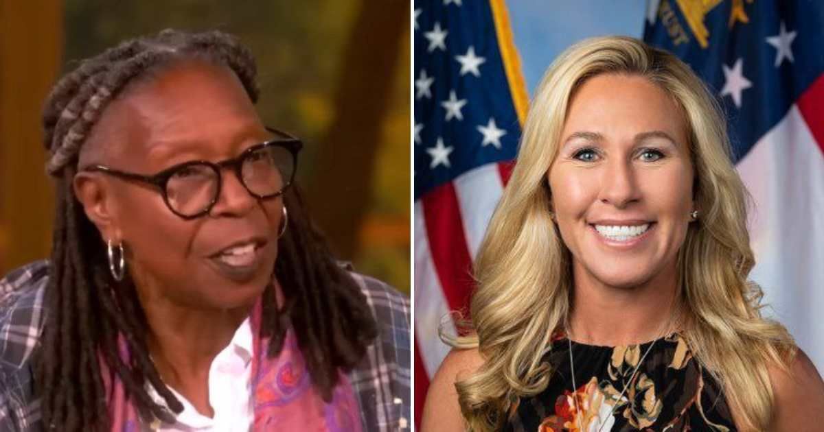 Whoopi Goldberg called Marjorie Taylor Greene the 'voice of reason' in a shocking moment on 'The View' (The View/YouTube, @RepMTG/X)