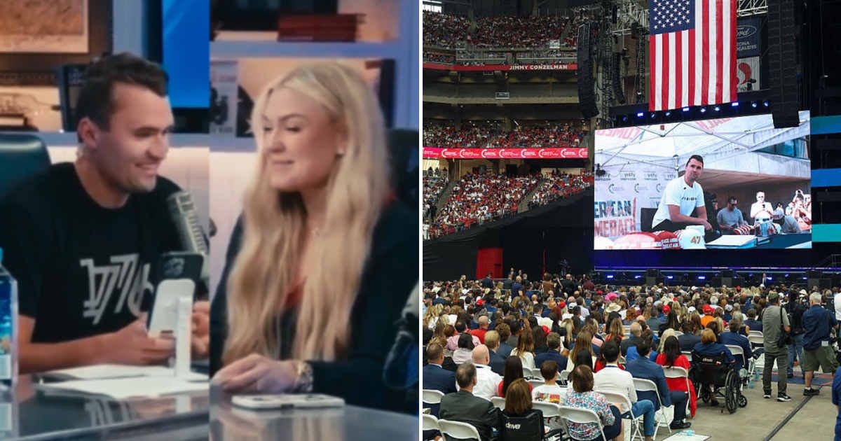 Erika Kirk opened up about life, love, and loss in an emotional Instagram post, one month after Charlie Kirk's September 10 shooting death (@MrsErikaKirk/X, Getty Images)