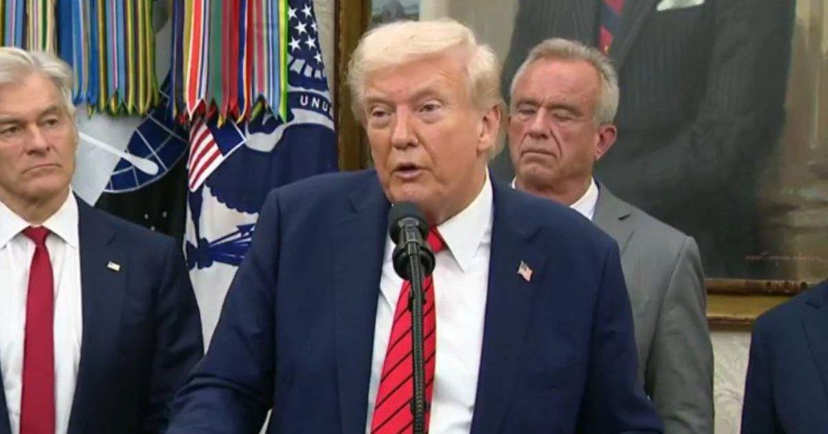 Donald Trump addressed his Nobel Peace Prize loss in a press briefing on Friday, October 10 (Screengrab/@FoxNews/X)