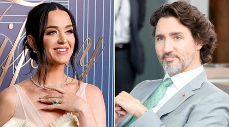 Katy Perry and shirtless Justin Trudeau confirm romance with steamy kiss on yacht