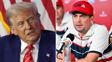 Trump halts speech after spotting Ryder Cup star Keegan Bradley walk into Oval Office
