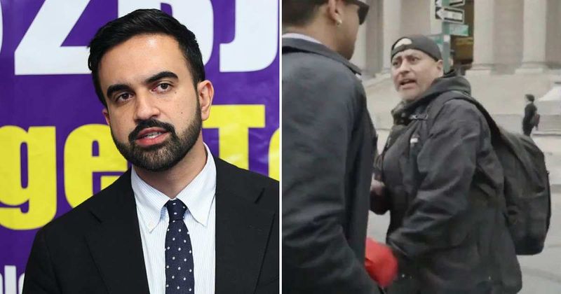 Zohran Mamdani confronted and chased from NYC park by protester shouting ‘antisemite’