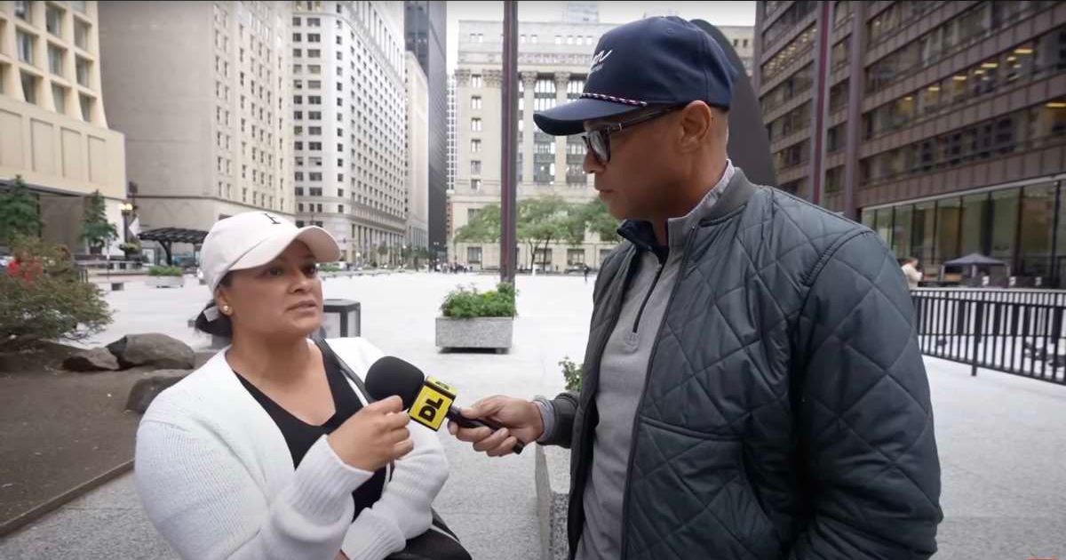 Don Lemon argued that entering the US illegally 'isn’t a crime' during a street interview with a legal Mexican immigrant on his YouTube livestream on Friday, October 10 (@DonLemonLive/YouTube)