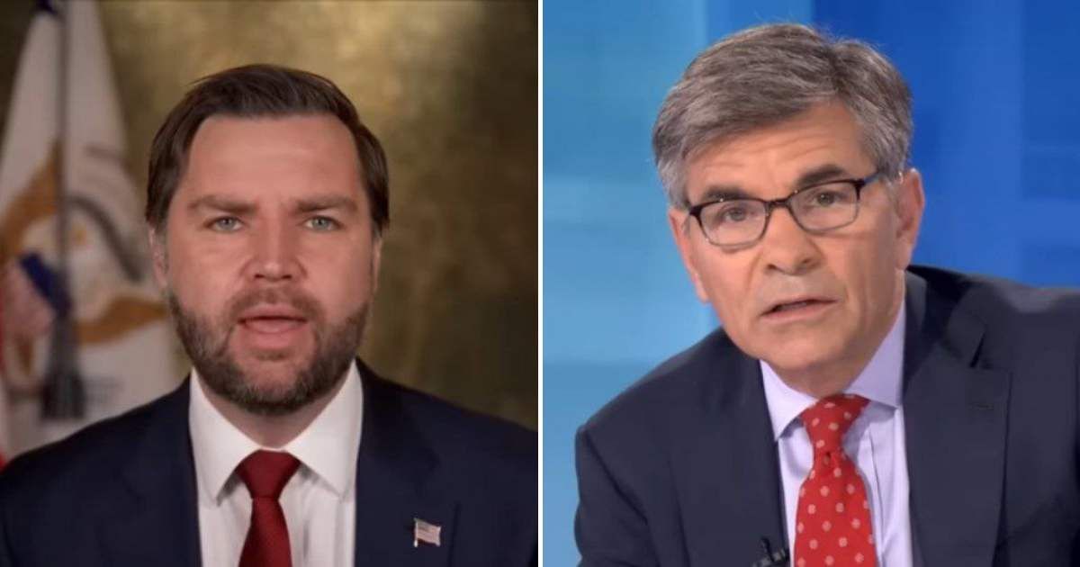 JD Vance brawled with George Stephanopoulos over the Tom Homan bribery scandal (ABC News/YouTube)