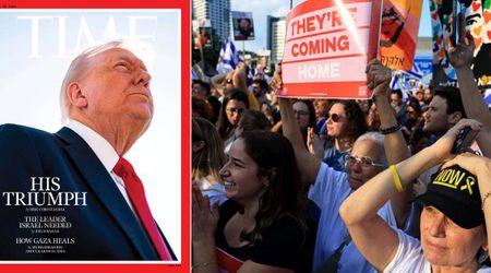 Time magazine showers rare praise on Trump for Israel-Hamas peace deal with 'Triumph' cover story