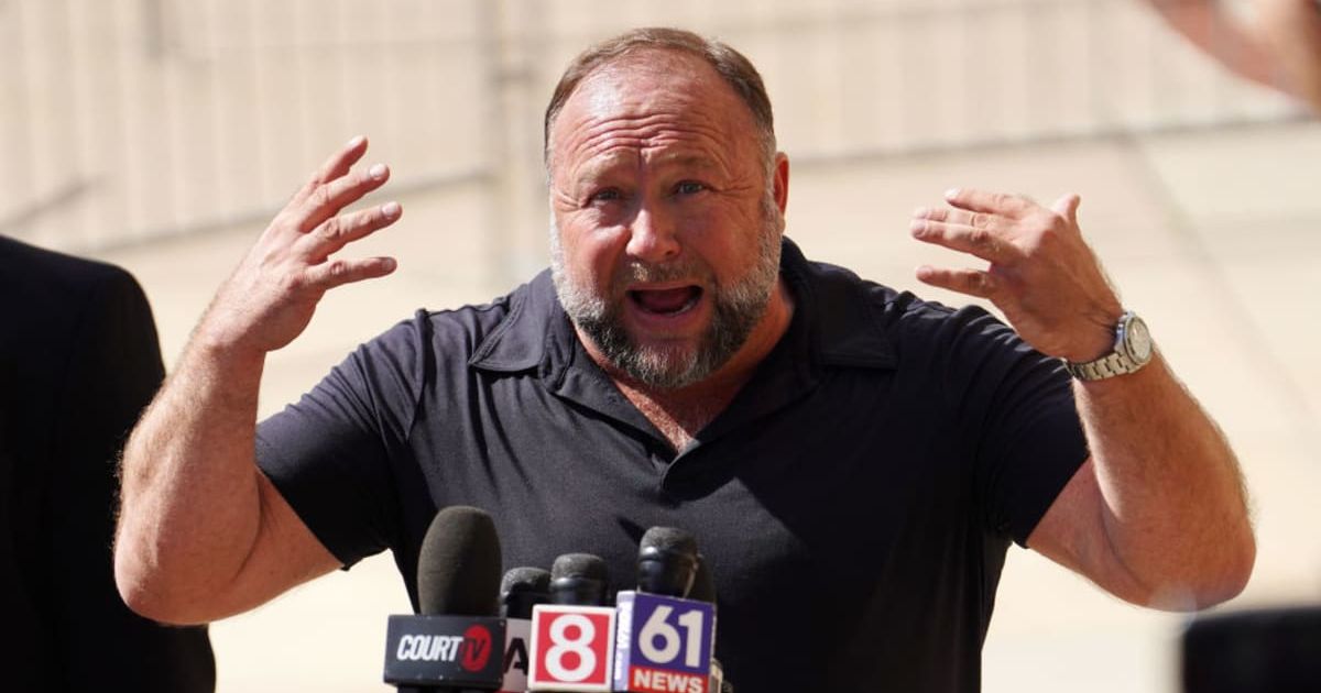 Alex Jones was ordered to pay over false claims about the Sandy Hook massacre (Getty Images)