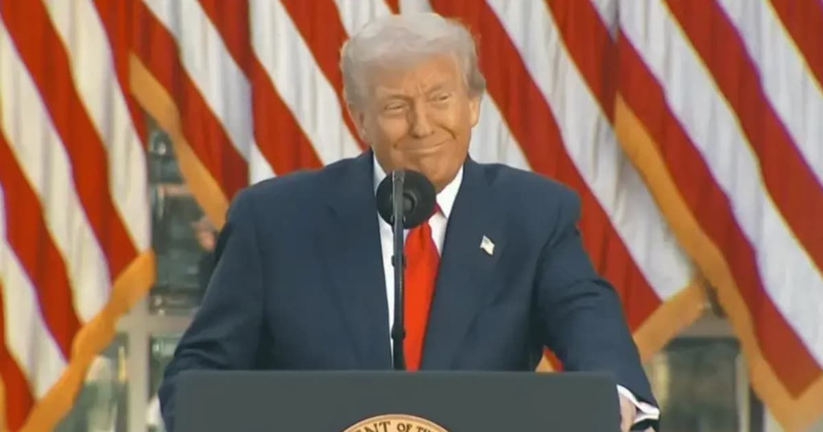Donald Trump’s new silver-gray hair turned heads as he honored Charlie Kirk with the Presidential Medal of Freedom (TheHill/Youtube)