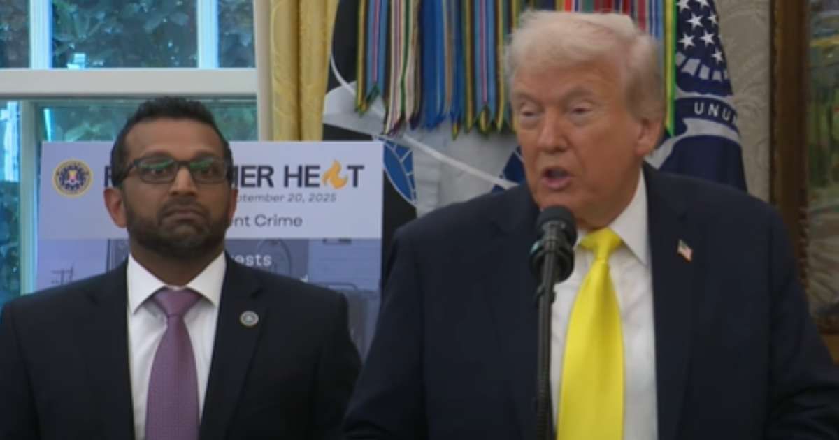 President Donald Trump vowed to make American cities essentially crime-free as he along with the FBI director gave the number of arrests made under Operation Summer Heat on Wednesday, October 15 (WhiteHouse/Youtube)