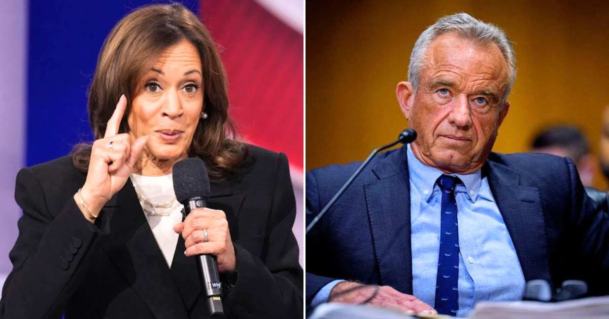 Former Vice President Kamala Harris attacked HHS Secretary Robert F Kennedy Jr during an interview (Getty Images)