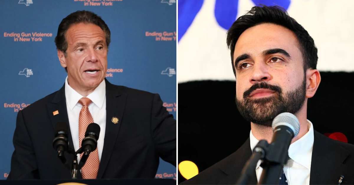 Zohran Mamdani confronts Andrew Cuomo during a heated exchange over the former governor’s engagement with Muslim New Yorkers (Getty Images)