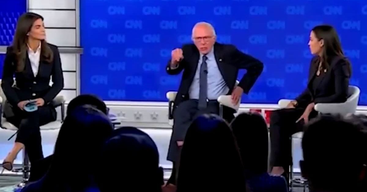 Bernie Sanders and Alexandria Ocasio-Cortez discussed ACA subsidies and criticized GOP delays at CNN town hall (@WETHEKINGDQMQ98/X)