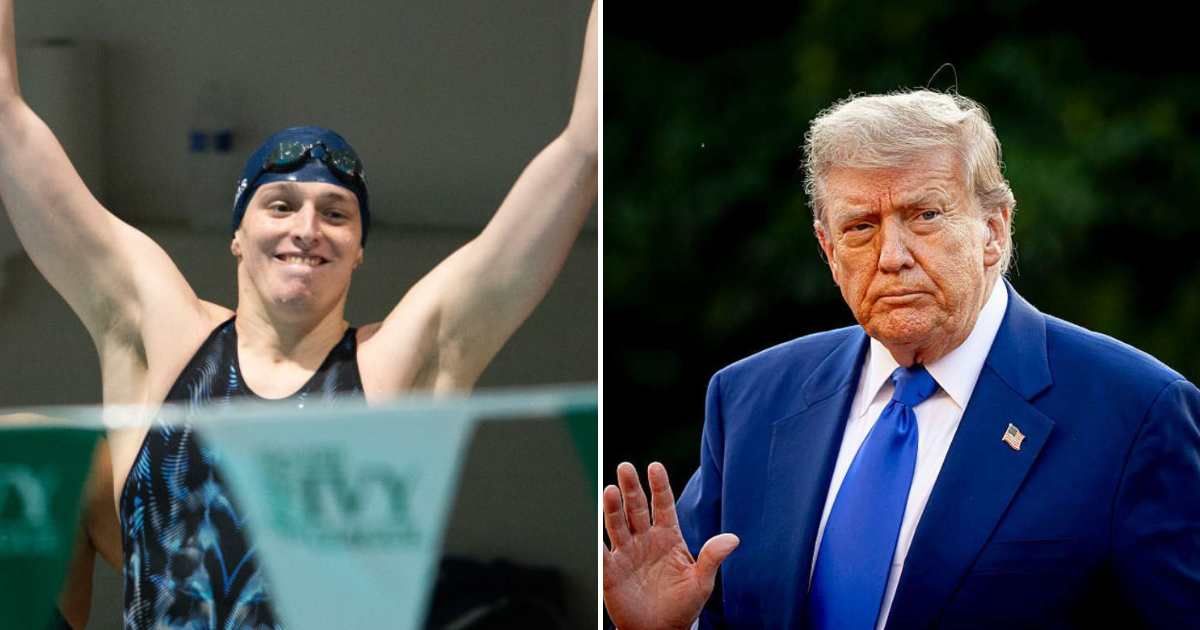 Lia Thomas spoke out after Donald Trump’s order and UPenn’s decision to ban trans women from sports (Kathryn Riley/Getty Images, Patrick van Katwijk/Getty Images)