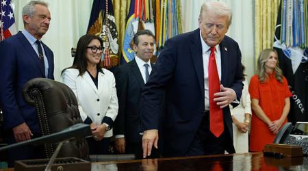 'This time I'm sitting': Trump complains about standing for too long amid health speculations