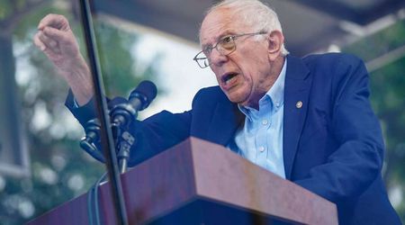 Bernie Sanders claims the democratic crisis goes beyond 'one man's greed' at 'No Kings' rally
