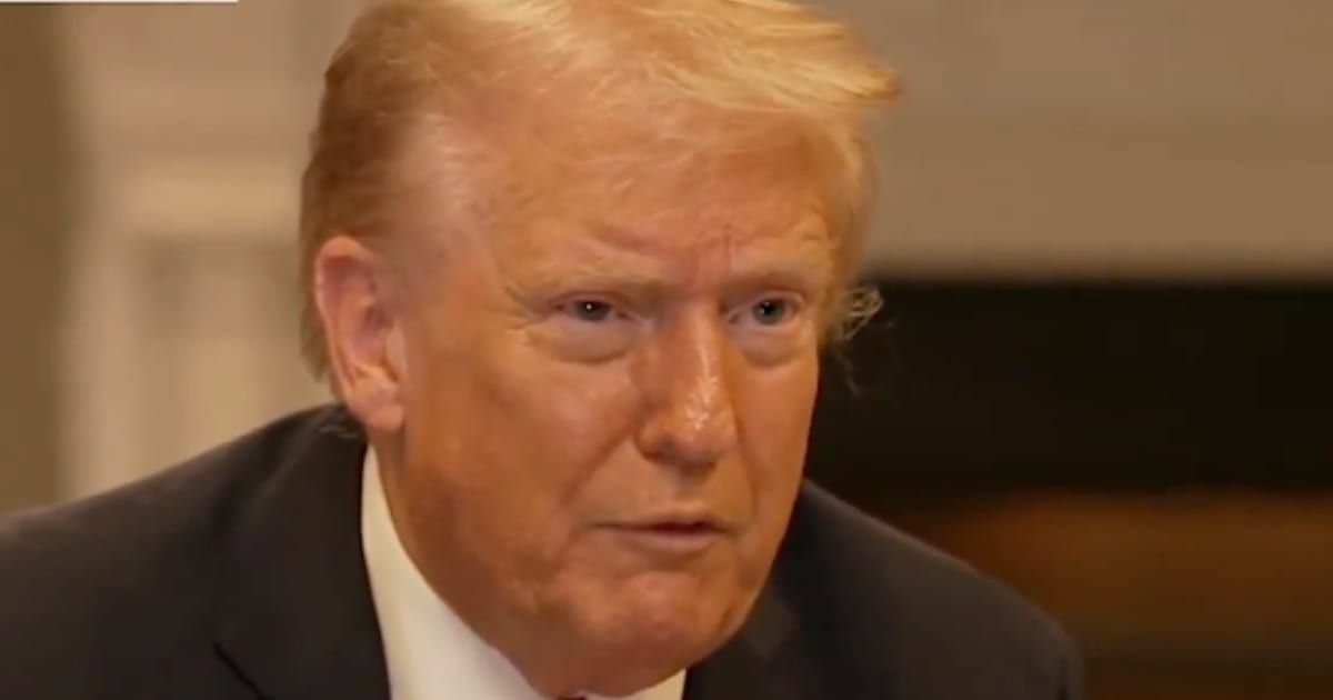 Donald Trump weighed in on the ‘No Kings’ protests during an appearance on Fox News' 'Sunday Morning Futures' (@LoomerUnleashed/X)