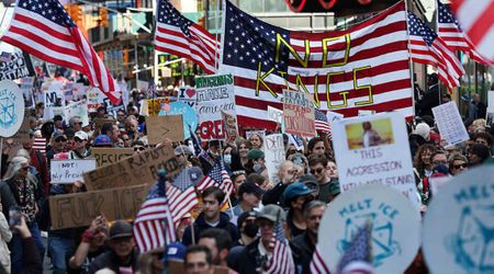 ‘No Kings’ rallygoers fill NYC streets to protest Trump’s authoritarian policies, govt overreach