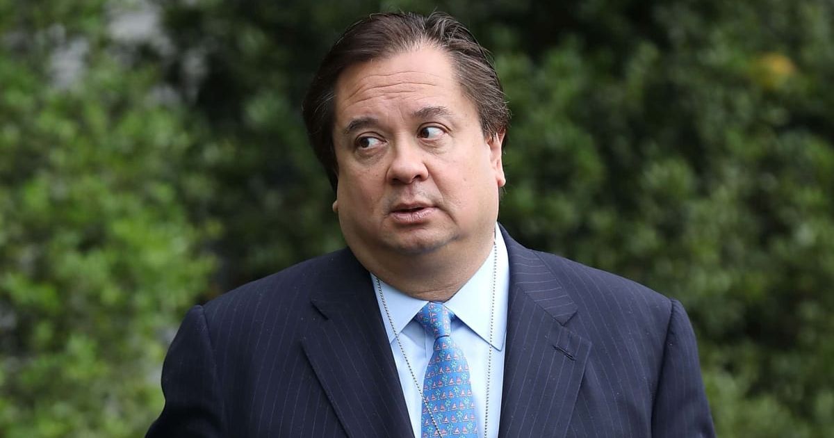 George Conway attended the ‘No Kings’ rally in Washington, DC, on Saturday, October 18, wearing an 'I am Antifa' T-shirt (Getty Images)